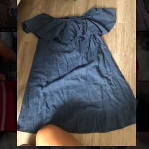 Madewell Jean Strapless Dress